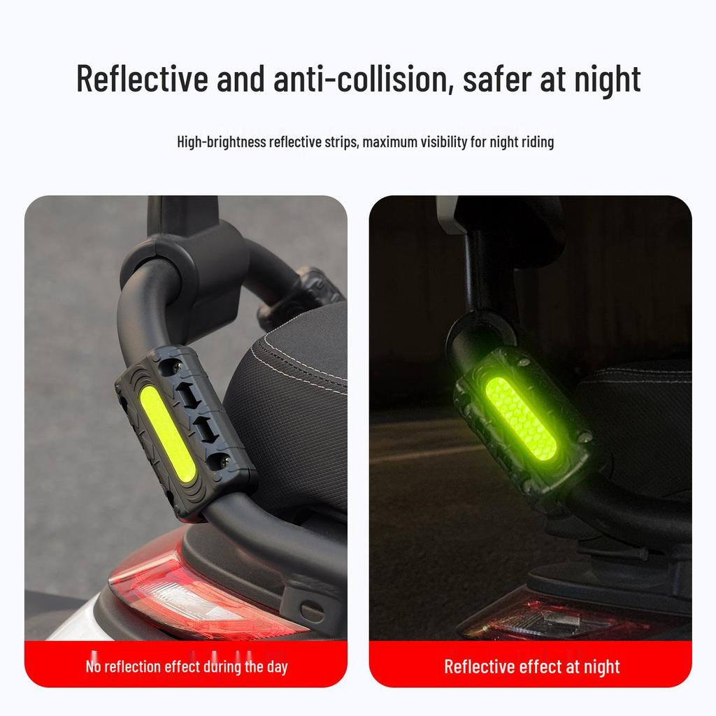 Universal 22-25MM Electric Motorcycle Bumper Guard - Anti-fall, Anti-collision Protection Block