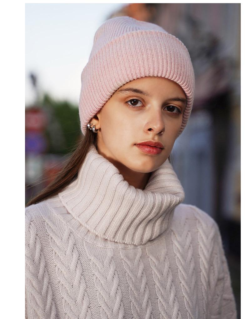 Unisex Korean Style Warm Knit Winter Hat - Fashionable Autumn/Winter Headwear