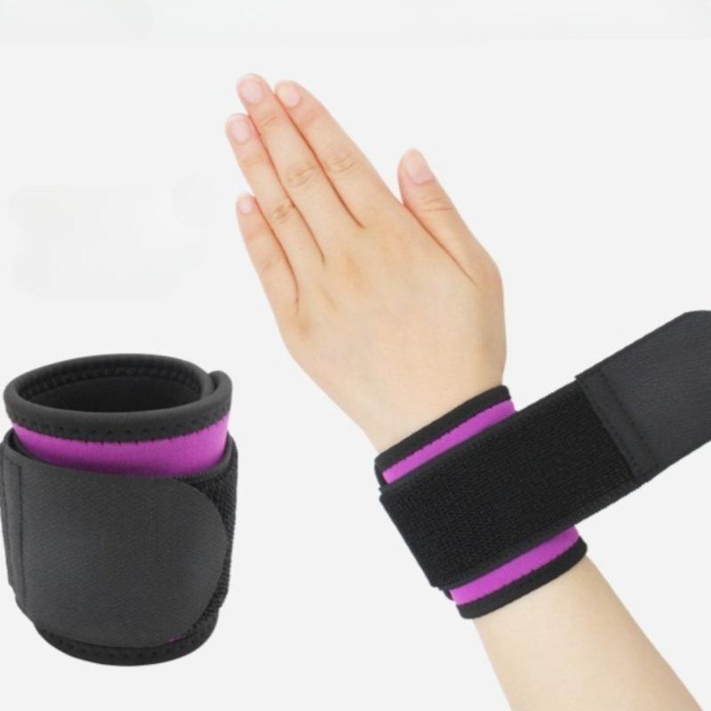 1pc Compression Wrist Support Wristband Unisex Women Men Gym Workout Wrist Protector Brace Adjustable Bandage Wrist Band Strap