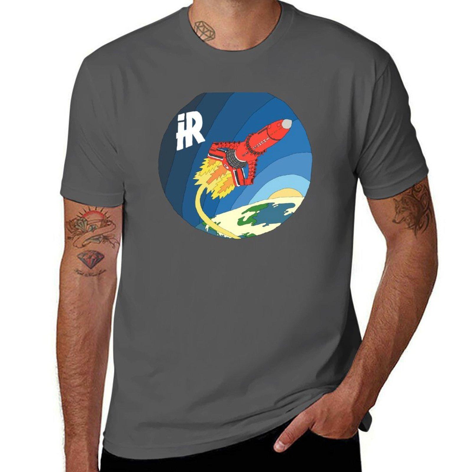 

Thunderbirds Are Go - Thunderbird 3 In Space T-Shirt man t shirt cotton t shirt for man 100 percent cotton T-Shirt 4XL