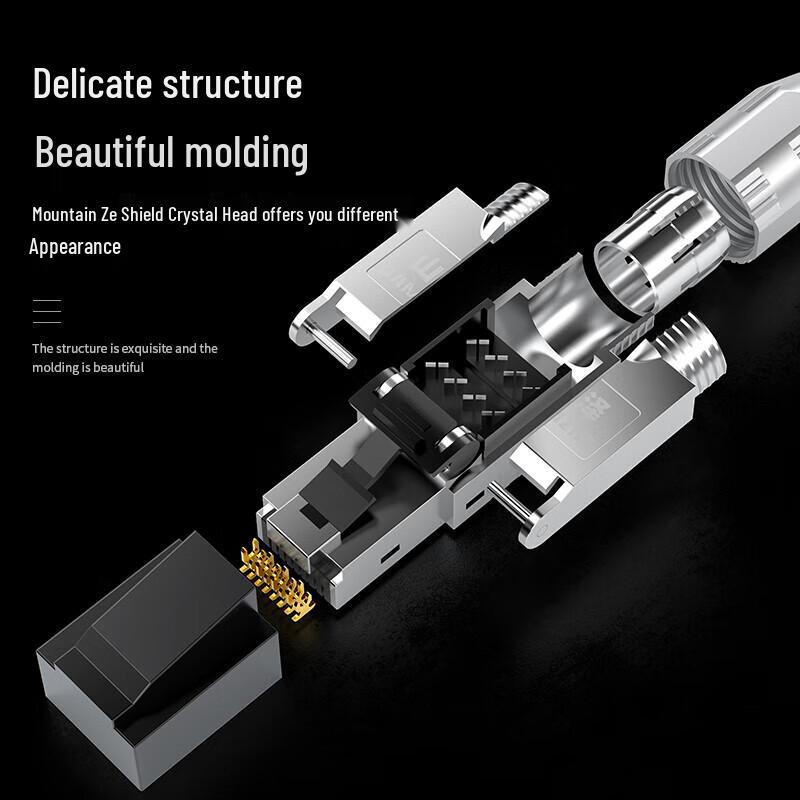 Shan Ze CAT7 Shielded Tool-Free RJ45 Network Connector