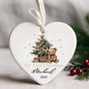 1pc Personalized Baby's First Christmas Ornament Personalized Babys First Xmas Holiday Keepsake 2025 Newborn Xmas Tree Decor