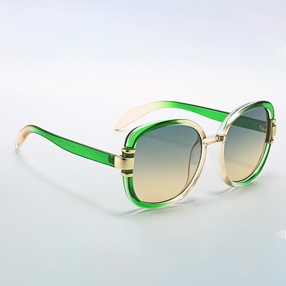 

Latest In Sunglasses for Women Modern Stylish Purple Orange Gradient Decorative Eyeglasses Transparent Plastic Frame Metal Material