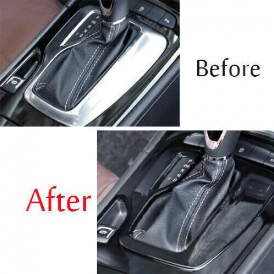 For 2018-2020 Buick Regal Black Titanium Center Console Gear Shift Frame Trim