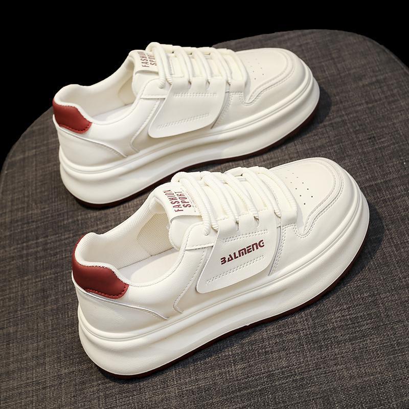 Thick-soled Little White Shoes Women's 2025 New Autumn Women's Shoes Increase the Versatility of Casual Board Shoes