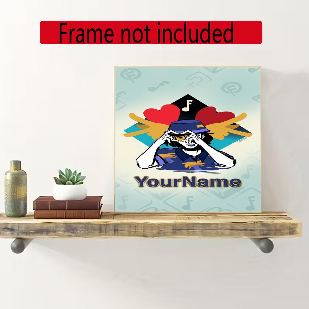Incredibox Customize Your Name Diamond Painting Round Diamond Diy Frameless Holiday Artwork Suitable For Home Office Wall Decoration