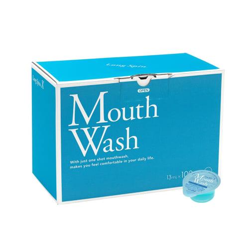 

Okina Medicated Mouthwash Long Spin [Made in Japan] Individually Wrapped Portable (100 count, X/Mint)