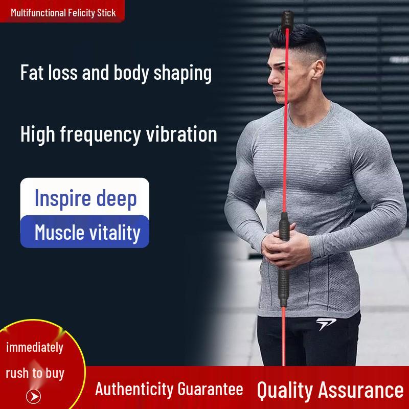 Felix Fitness Elastic Multifunctional Vibration Bar for Sweat-Inducing Exercise