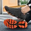 Shock Absorbing Anti Slip Wear Resistant Fashionable Flying Woven Sports Leisure Trendy Running Shoes Size 36 47