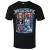 Megadeth - Head Gri Pattern Print T-shirt - Criticizes Metal Band T-shirt Suitable for Both Men and Women To Wear
