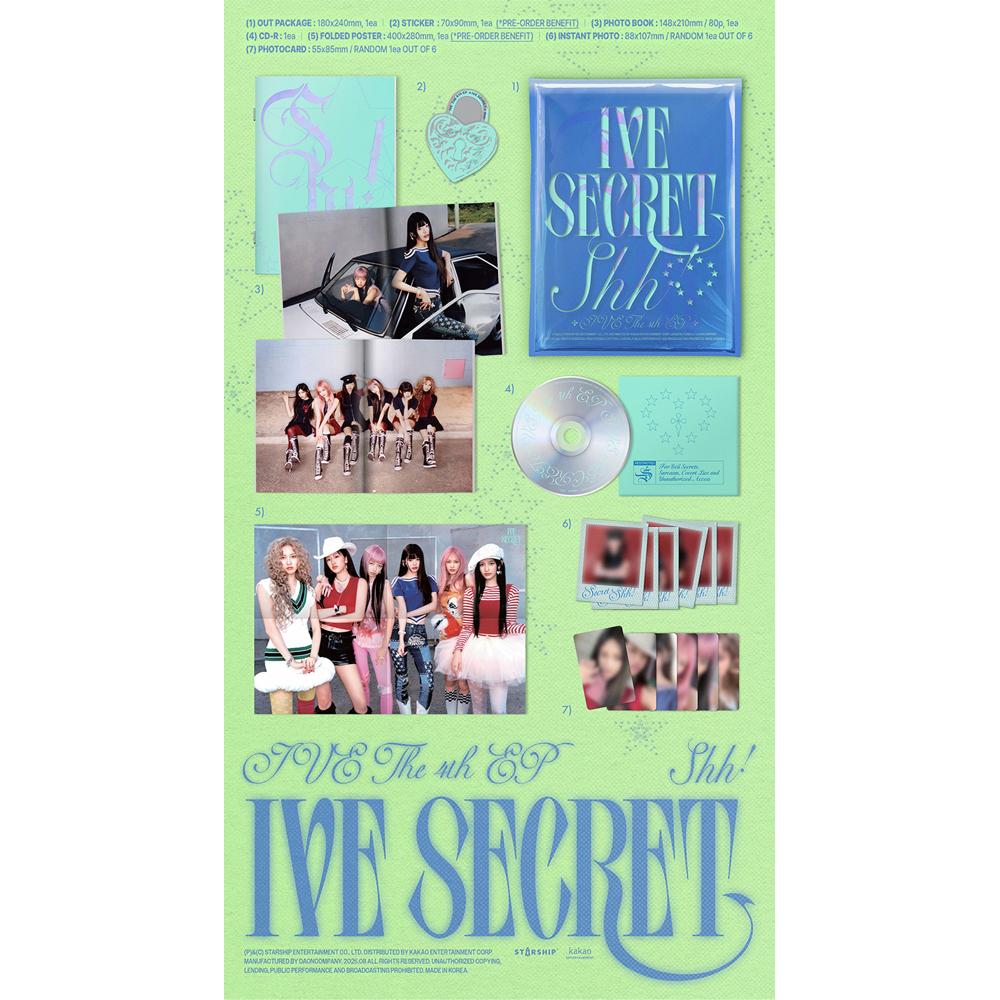 [Pre-order] IVE - IVE SECRET (Incl. Hellolive POB)