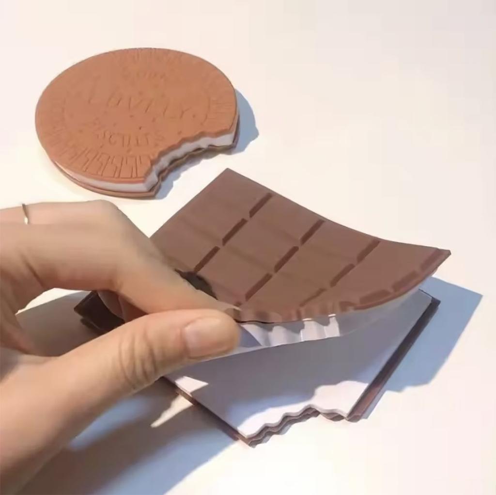 1pcs Cookie Memo Book Creative Stationery Notebook Chocolate Fragrance Notebook Mini Portable Notepad Funny Cute School Supply