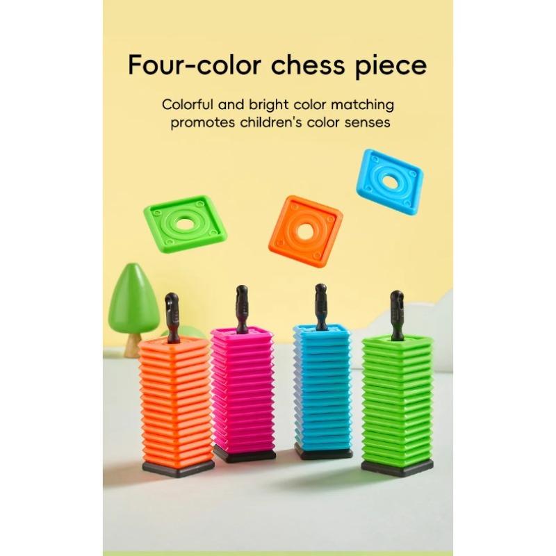 New Portable Educational Gobang Game Toy Desktop Board Game Five-in-a-Row Game For Kid And Adults, Table Chess Easy Carry Gift