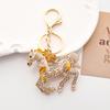  Horse Pony Keychain Women Men Animal   Keyring Bag Pendant For Car Jewelry  Year Gift