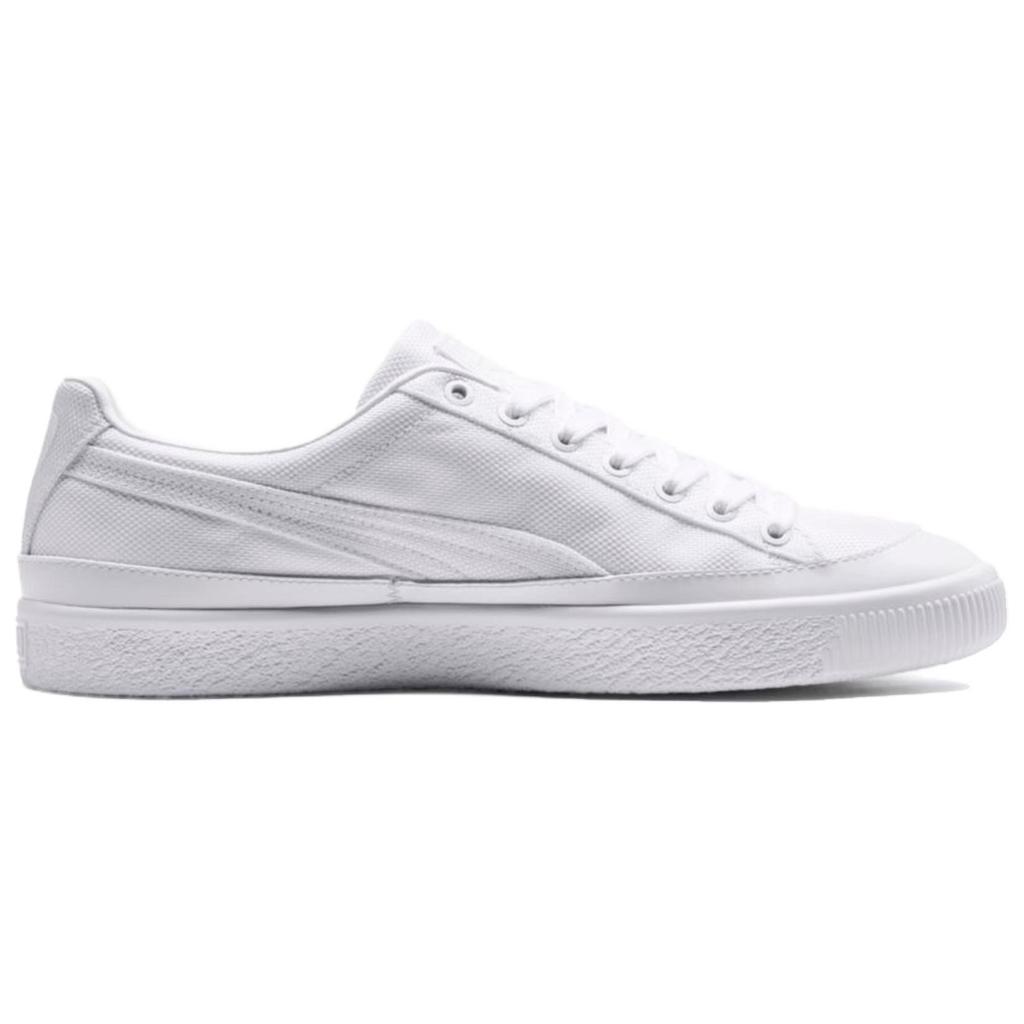 Puma Clyde Rubber Leather Comfortable Versatile Sneakers Unisex Sneakers White 366230-04
