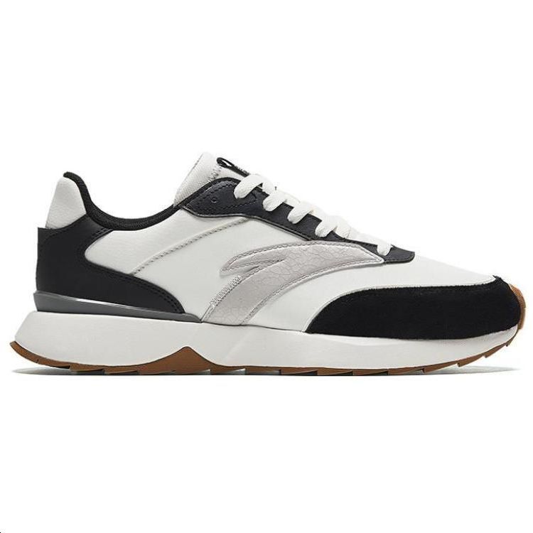 Anta Inheritance 70 Non-Slip Wear-Resistant Low-Top Casual Shoes Men Sneakers White Black Gray 112338879-7