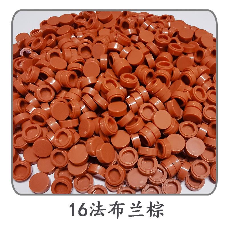 1000 stuks/partij Tegel 1x1 Rond 98138 Speciaal Blok Bouwsteen Kleine Deeltjes Stenen Onderdelen Compatibel met 98138 LOGO Speelgoed