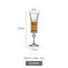 Luxury red wine glass crystal glass diamond champagne glass home creative whiskey glass