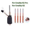 For Creality K2 K2Pro Hotend Kit Ceramic Heating Block Kit 0.4mm All-metal Integrated Quick Swap Nozzle 350°C For Creality K2Pro