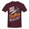 Unisex Rock Hard Caulking Service Funny Joke Funny T Shirt Streetwear Cotton Crewneck Tshirts