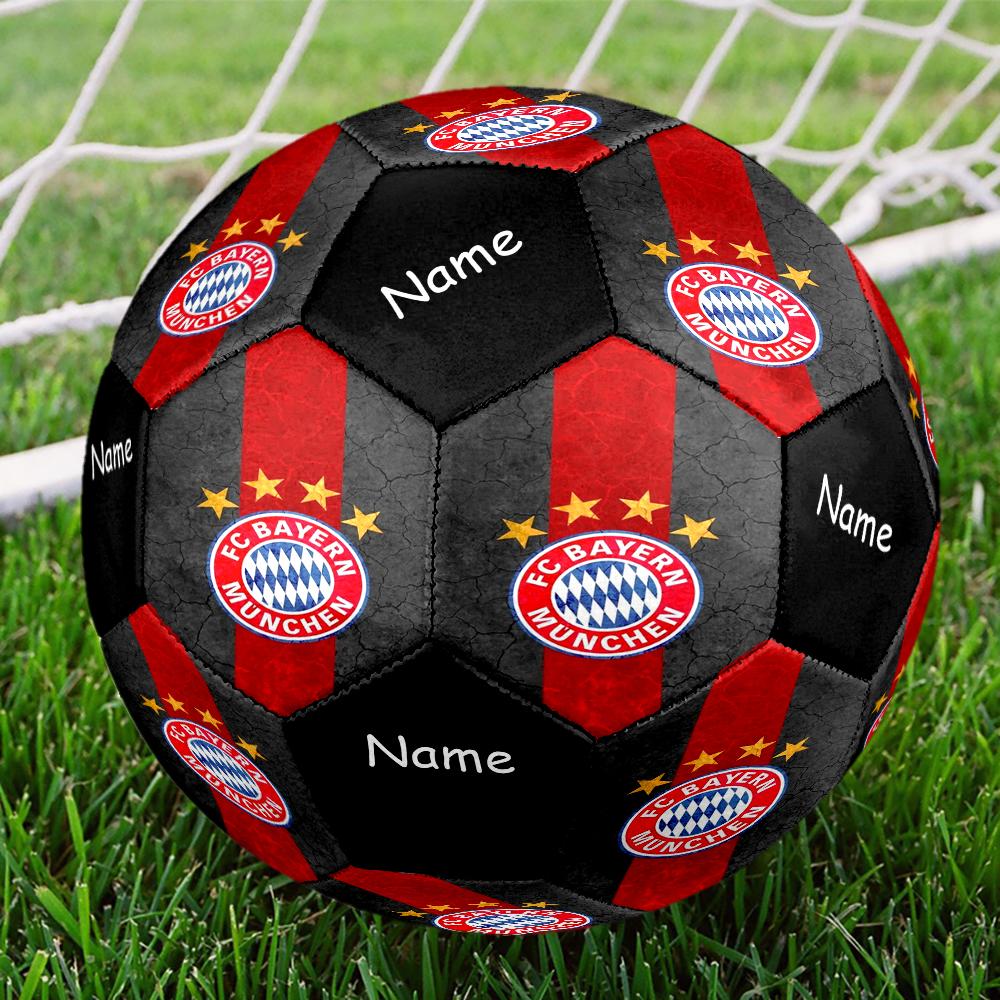 Custom Name Bayern Munich Theme Size 5 Soccer Ball, Suitable for Both Indoor and Outdoor Matches, a Gift Suitable for Everyone.