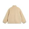 Li Ning Color Block Warm Loose Short Lamb Fleece Jacket Unisex Jacket Milk-Brown AFDT947-3