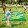 Golf Hitting Mat Sports Practice Equipment Replaceable Golf Training Mat For Beginners Kids Indoor Outdoor Courtyard Home