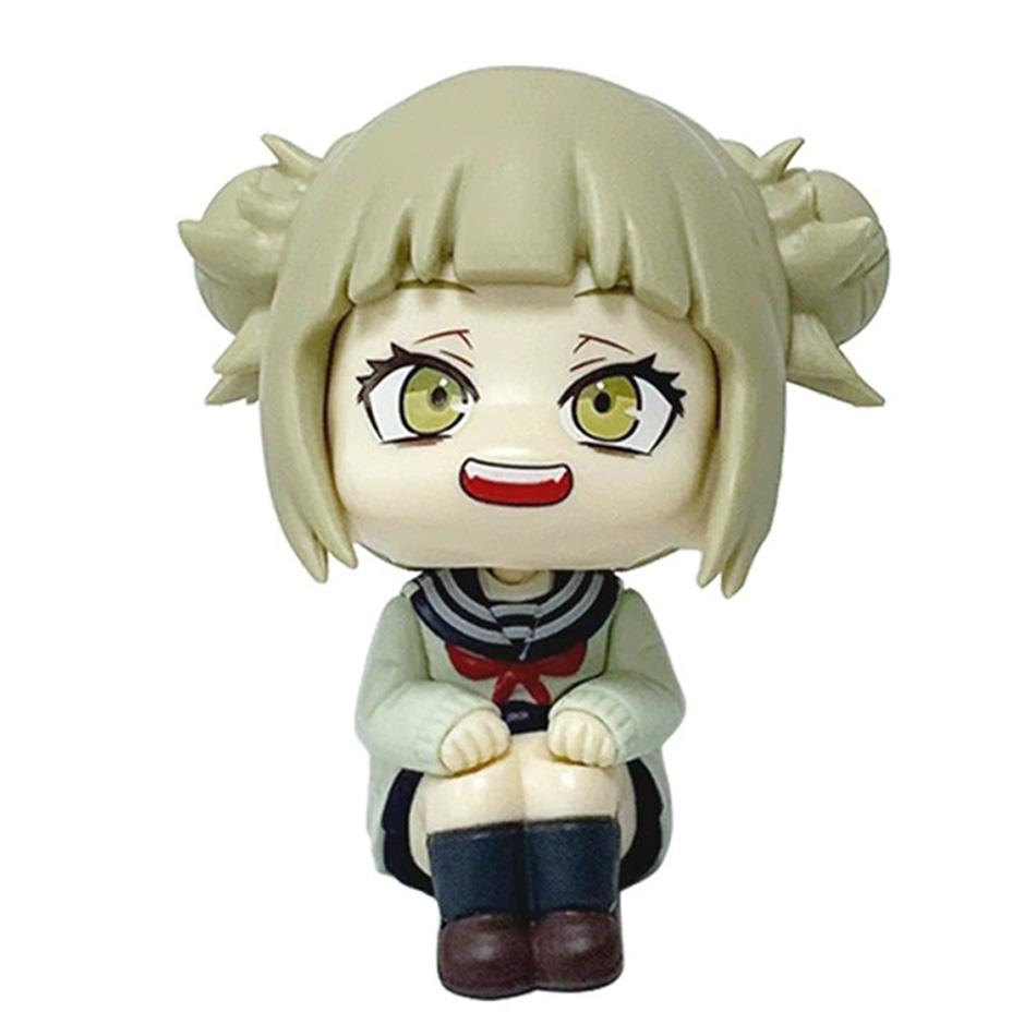 4Pcs/Set Anime My Hero Academia Action Figures Midoriya Izuku Bakugou Katsuki Todoroki Shouto Ochaco Uraraka Kirishima Model Toy Poseable Articulated