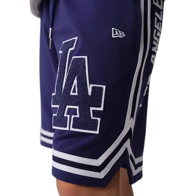 New Era SS24 MLB Simple Logo Embroidered Loose Casual Shorts Unisex shorts Navy-Blue 13788434