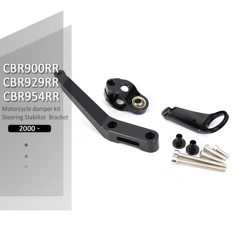 Für Honda CBR900RR CBR 900 RR 900RR 2000-2001 CNC Aluminium Motorrad Lenkungsstabilisator Dämpfer Halterung Montagehalterung Kit