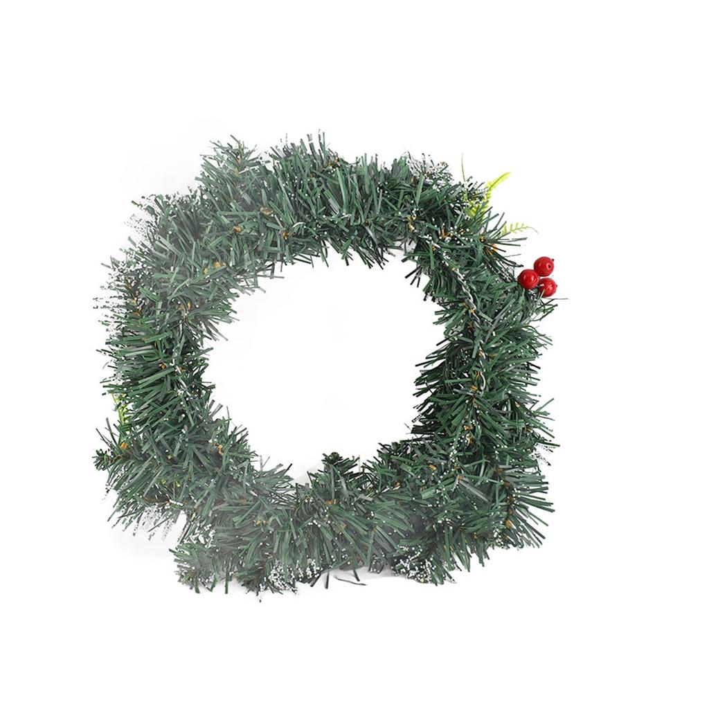 30cm Artificial Xmas Wreath Xmas Garland for Your Front Door Wedding Ceremony