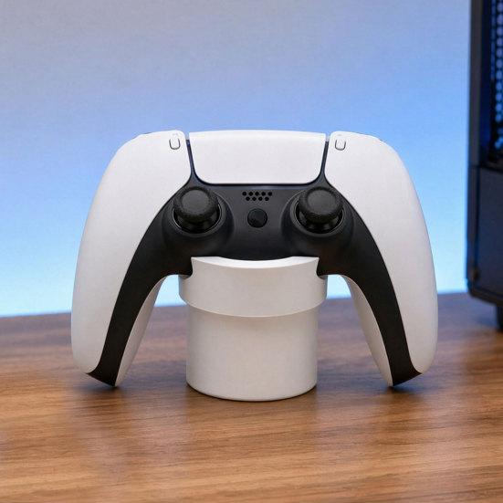 Yousheng Game Pad Slot, Cylindrical Shape Game Console Handle Holder, 3D Printed Smooth Edges Non-slip