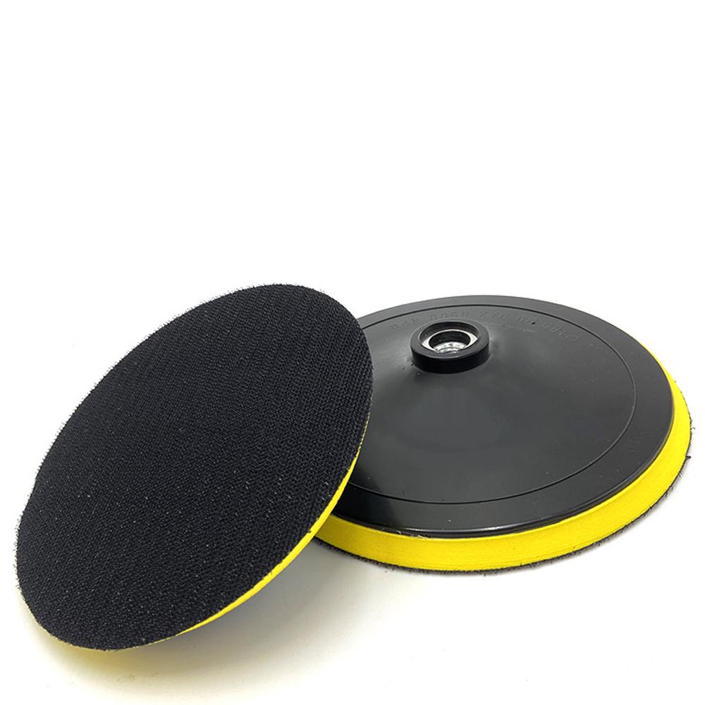 1-3Set 3-7inch Backing Pad M10 M14 Sanding Holder Disc Hook and Loop Polishing Backer Plate Drill Rod for Polisher Grinding Tool
