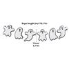 Halloween Character String Decoration 6 Varied Fabric Specter Ornament with Hanging Cord for Doorways, Classrooms, Offices,