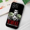Classic S-Scarface Film Tony Phone Case For IPhone 17 Air 16 15 14 13 Pro Max 11 12 Black Silicone Cover
