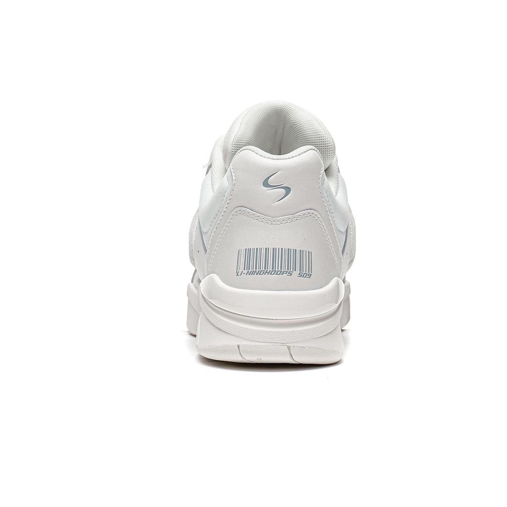 Li Ning Shooting Star Comfortable Shock Absorbing Low Top Casual Shoes Unisex Casual Shoes Standard-White AZGT085-5