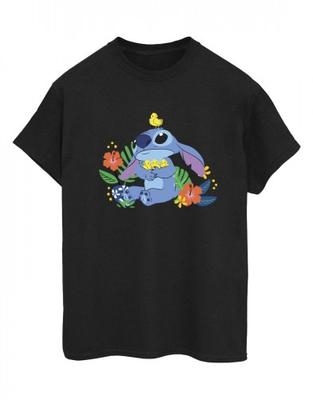 Womens/Ladies Lilo & Stitch Birds Cotton Boyfriend T-Shirt
