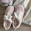 Board shoes fashion mesh board shoes 2025 new autumn ins little white shoes women's round head casual student shoes