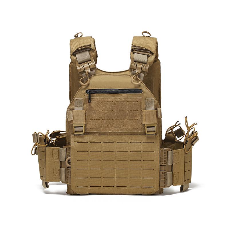 Taktische Schnelllöseweste für den Außenbereich, Multifunktional, MOLLE, Wasserdicht und Verschleißfest, Ideal für das Militärtraining.