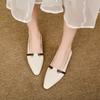 Fashion 2025 Women's Pointed Toe Slip-Ons |     Chunky Low Heel Flats |     Soft Leather Loafers |     Comfortable Work Pumps