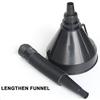 Automotive Motorcycle Engine Oil Funnel Flexible Large Wide Mouth Funnel Tool with Detachable Filter Replacement Parts