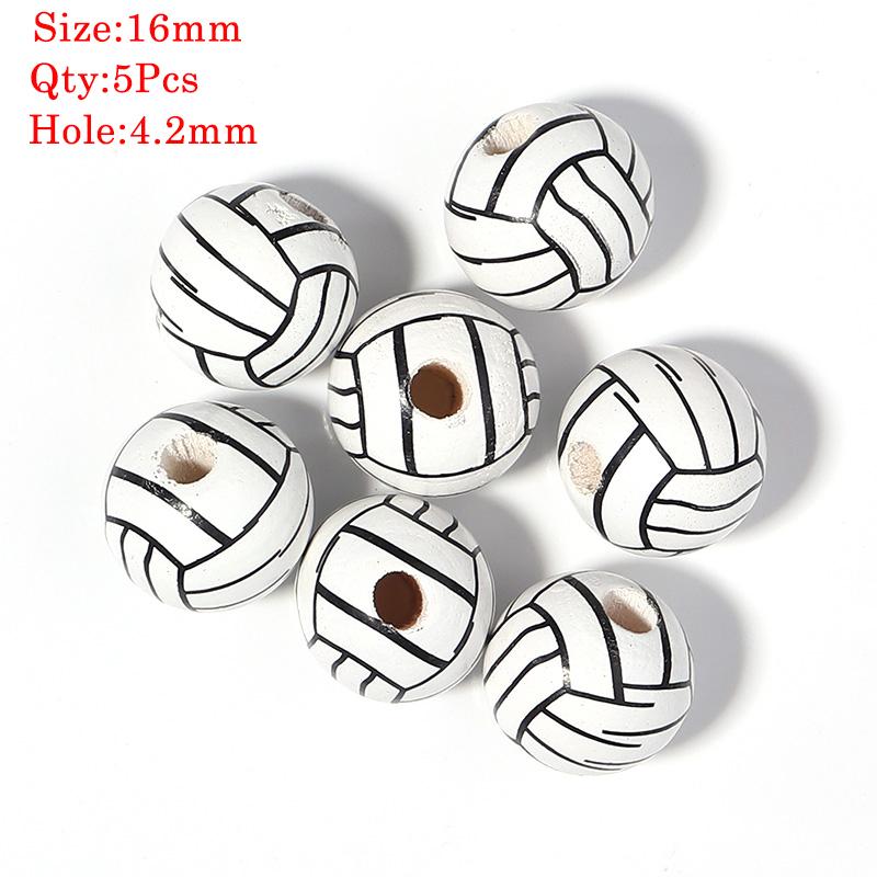 Natural Round Wood Beads Oval Loose Spacer Rosary Bead Large Hole Jewelry Bracelets Diy Unsex Charm Wholesale Supplies
