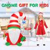 Christmas Inflatables Gnome, 4FT Blow Up Christmas Gnome Outdoor Decorations, Inflatable Yard Decoration, Christmas Holiday Gnome Decor for Party,