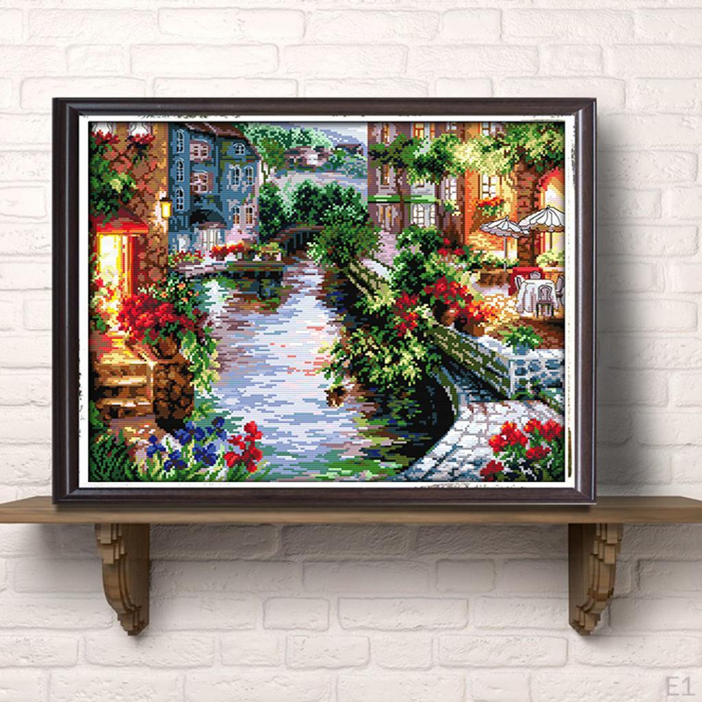 The Lakeside House DIY Estampé point Cadeaux de Noël 14CT 48x40cm