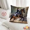 pc Classic Equestrian Pillow Case Fashion Square Pillowcase Bedroom Sofa Room Ins Decoration Leisure