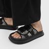 Summer Trend Casual Lazy Slippers Men's Light Foam Soft Sole Outer Wear Beach Shoes 471201 black-J