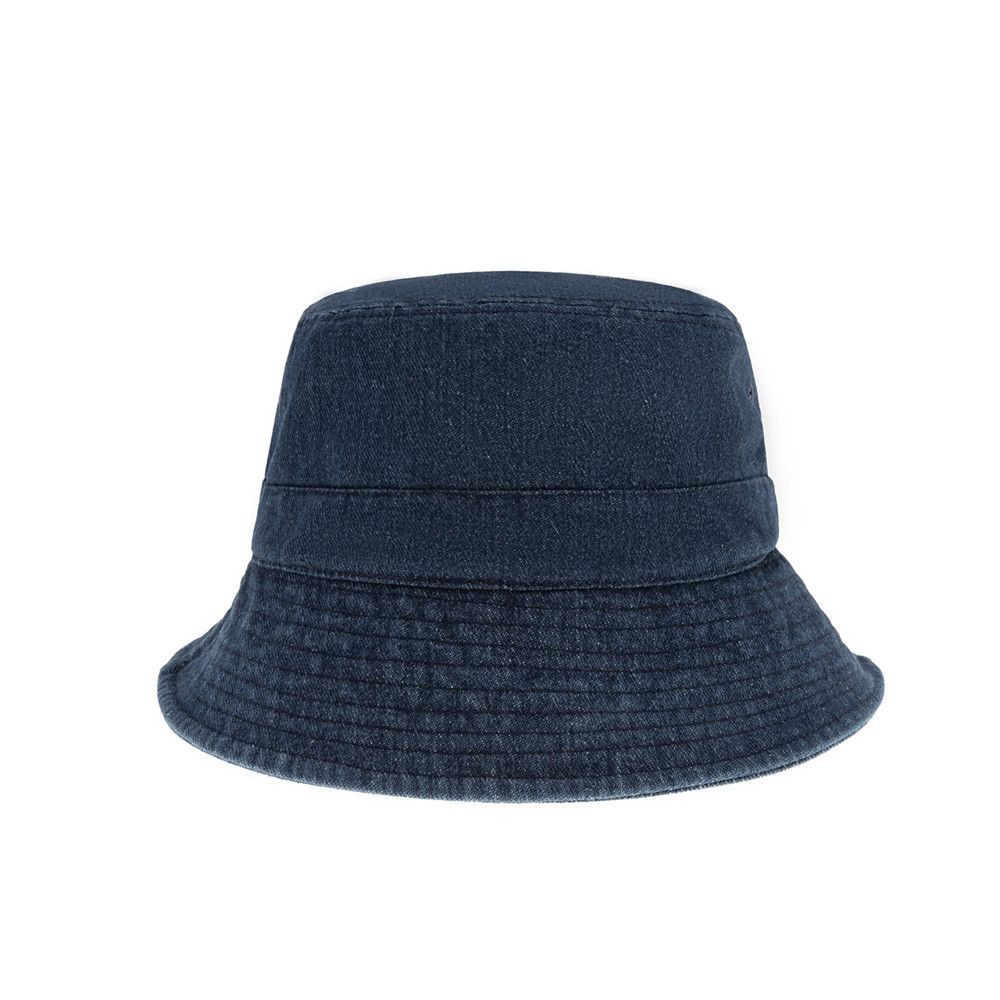 Summer Washed Denim Outdoor Sunscreen Casual Bucket Hat Sun Hat Fisherman Cap Beach Fishing Cap