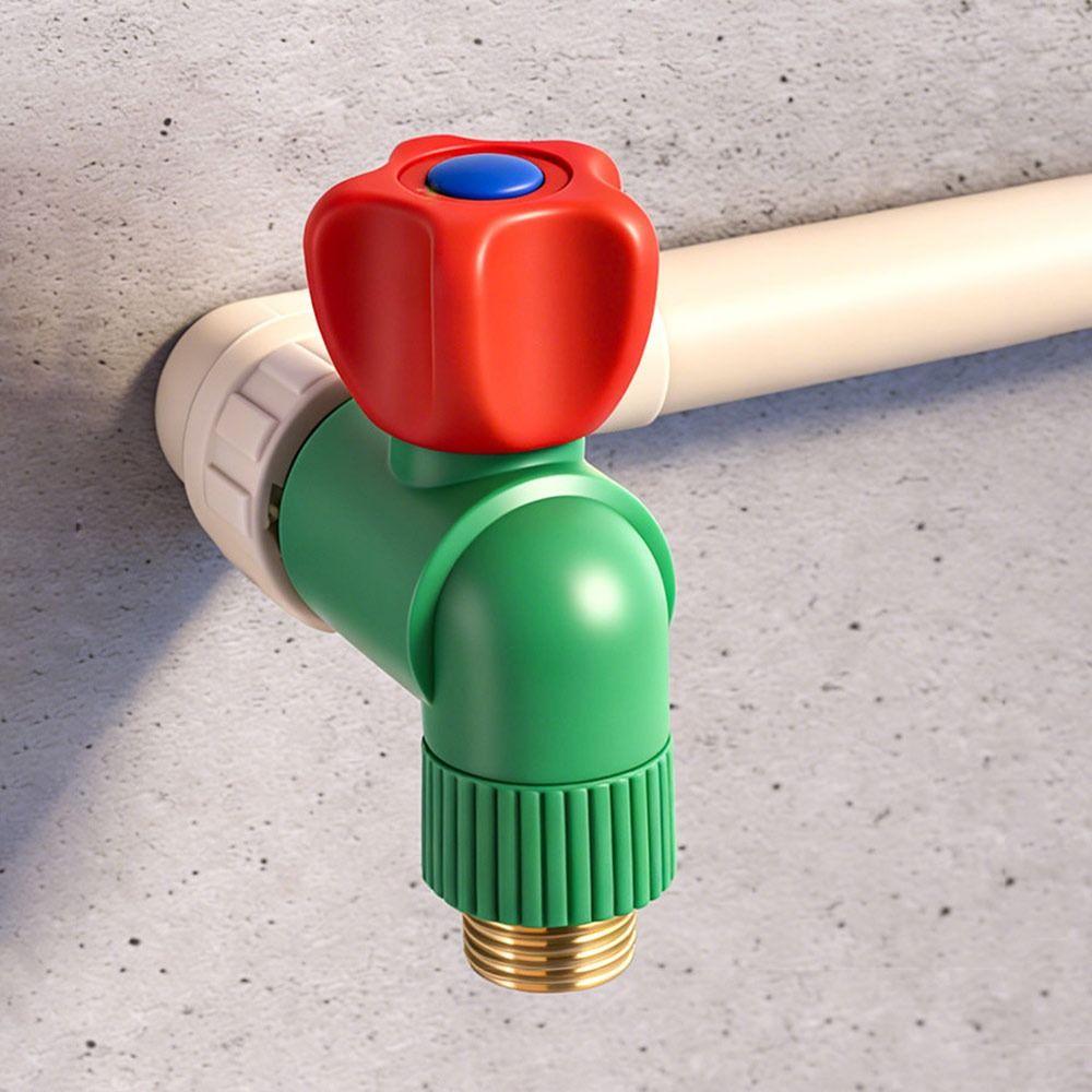 High-flow Water Pipe Valve Universal Interface Thread PPR Angle Valve Water Pipe Accessories