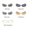 Luxury Designer Italy Small Square Elegant Sunglasses for Women Vintage Shades Female Ladies Eyewear Fashion