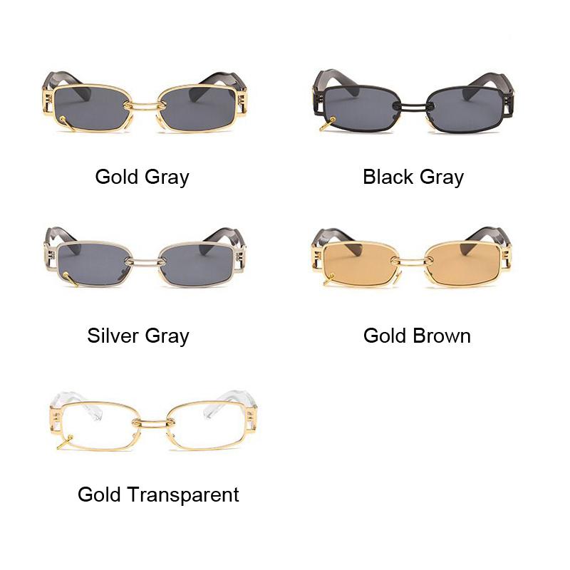 Luxury Designer Italy Small Square Elegant Sunglasses for Women Vintage Shades Female Ladies Eyewear Fashion